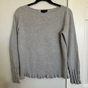 Ann Taylor Long Sleeve Gray Sweater